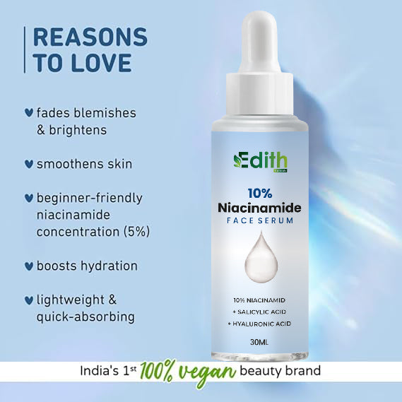 Niacid Face Serum For Acne Marks & Dark Spots | Controls Oil (30 ml)