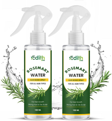 "Edith Naturals Rosemary Revival Spray | Hair Growth & Scalp Nourishment | Nature's Care in a Bottle" Pack of 2