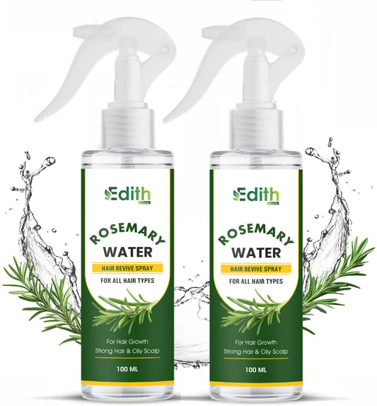 "Edith Naturals Rosemary Revival Spray | Hair Growth & Scalp Nourishment | Nature's Care in a Bottle" Pack of 2
