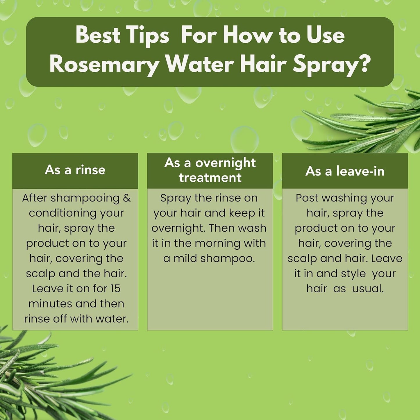 "Edith Naturals Rosemary Revival Spray | Hair Growth & Scalp Nourishment | Nature's Care in a Bottle"